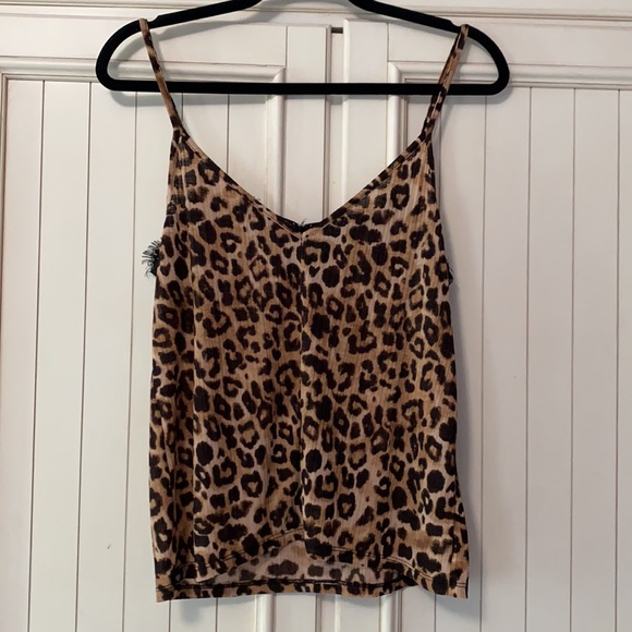 Lace Cheetah Tank - Picture 4 of 4